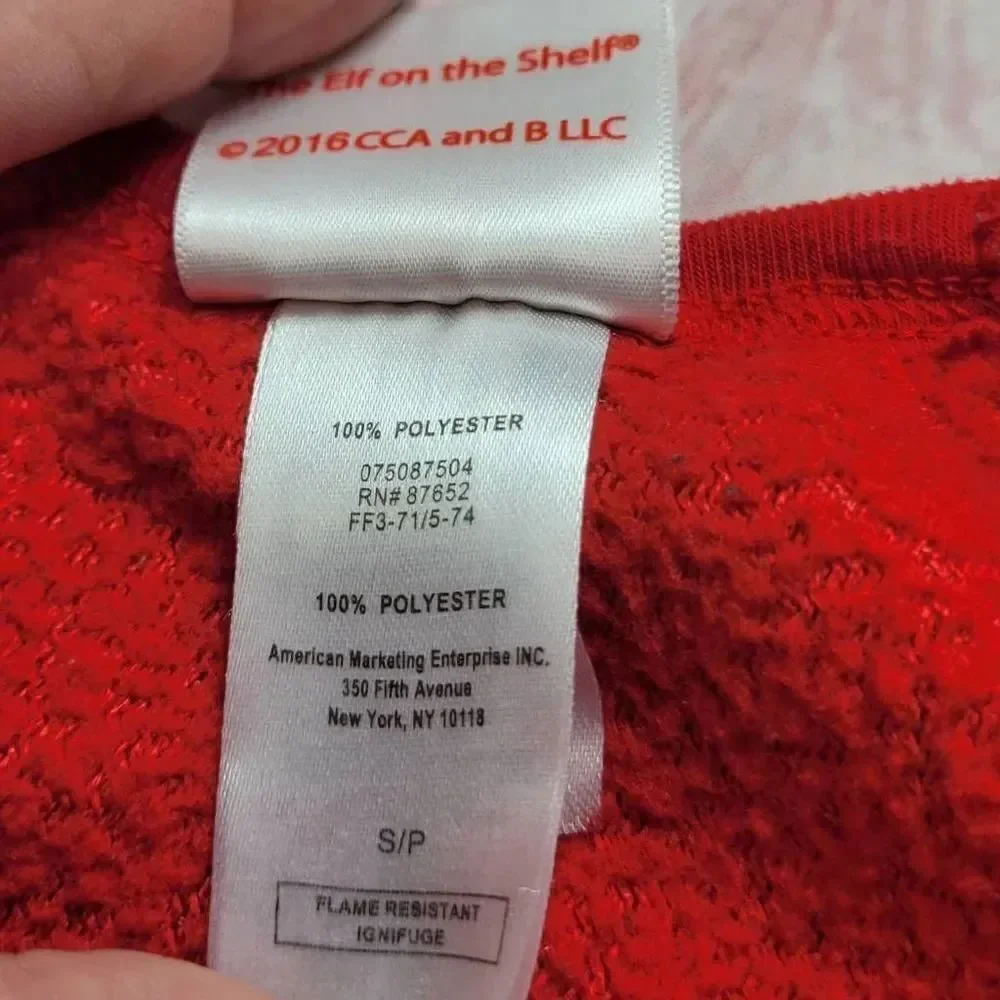 Elf on the Shelf pajamas XS